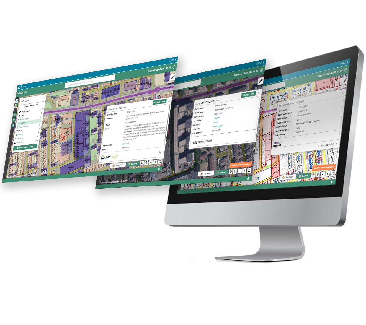 ForeSite data mapping layers